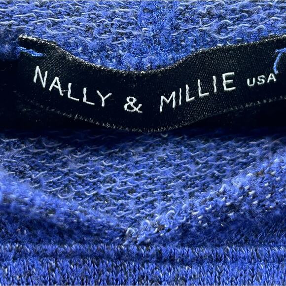 Nally & Millie Pullover Hoodie Size XL Lightweight Made in USA Casual Loungewear - Picture 3 of 4